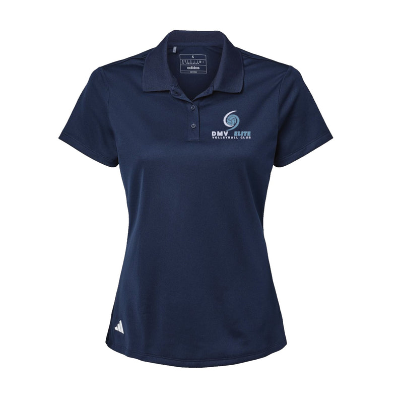 Adidas Sport Polo Women's - Collegiate Navy - Embroidery Text Drop
