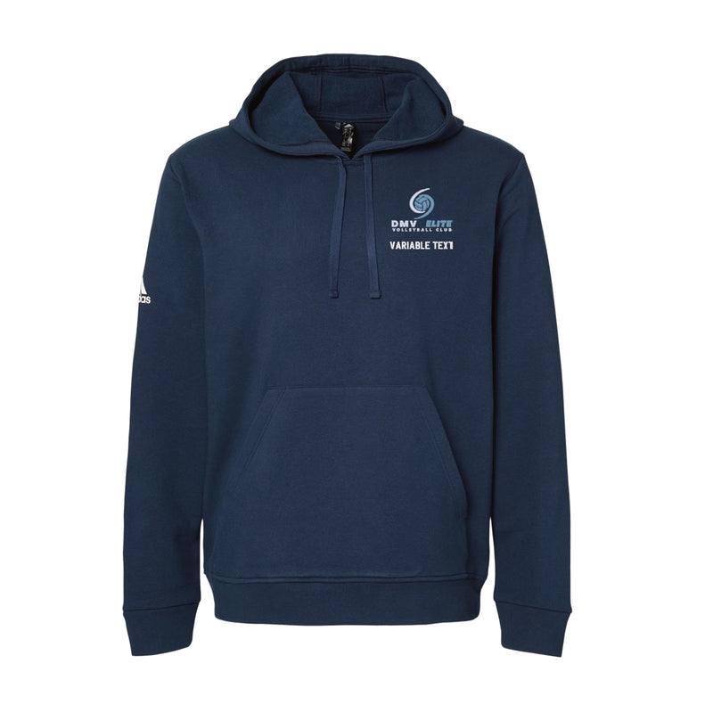 Adidas Hooded Sweatshirt - Collegiate Navy - Embroidery Text Drop