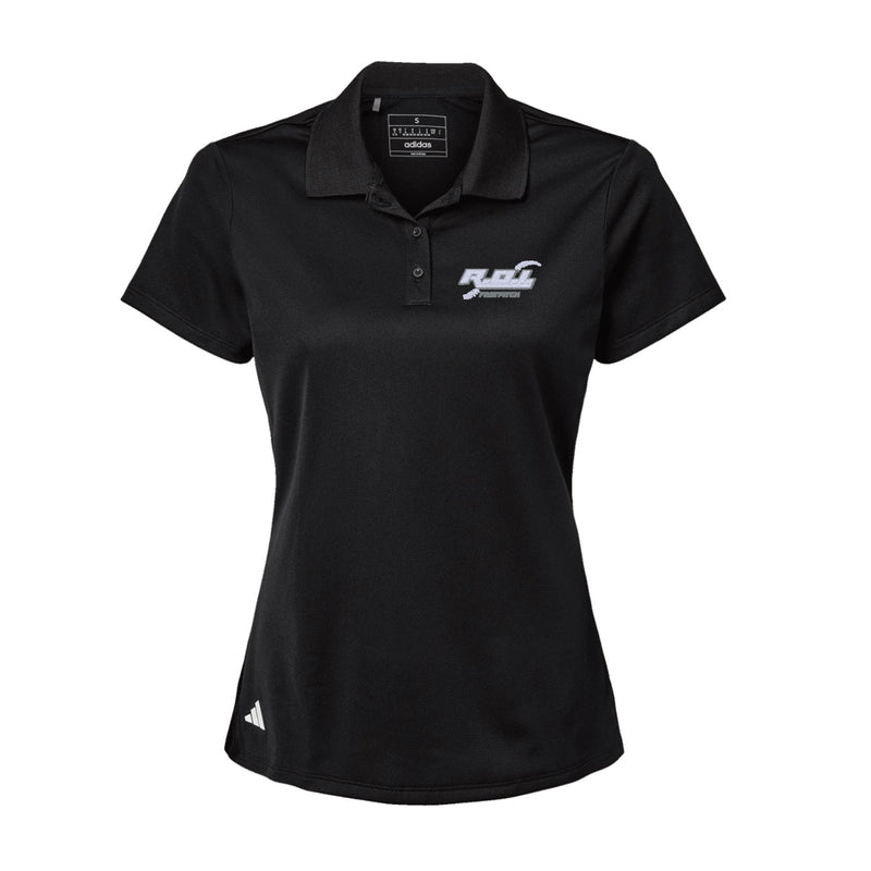 Adidas Sport Polo Women's - Black - Embroidery Text Drop