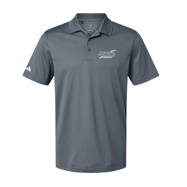 Adidas Sport Polo Men's - Onix - Embroidery Text Drop