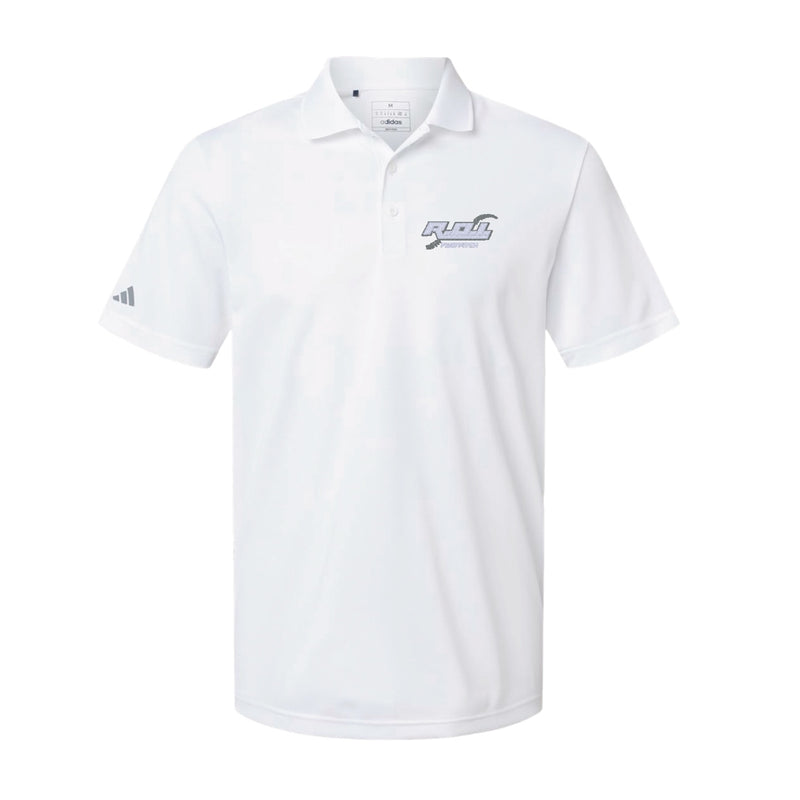 Adidas Sport Polo Men's - White - Embroidery Text Drop