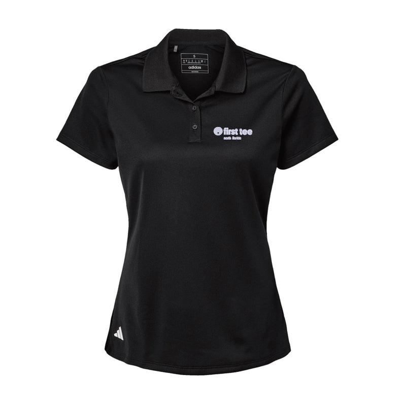 Adidas Sport Polo Women's - Black - Embroidery Text Drop
