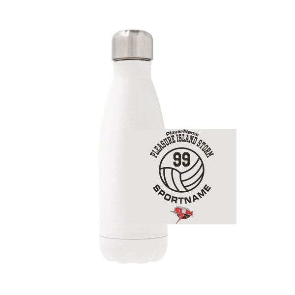 12oz Stainless Steel Water Bottle - White