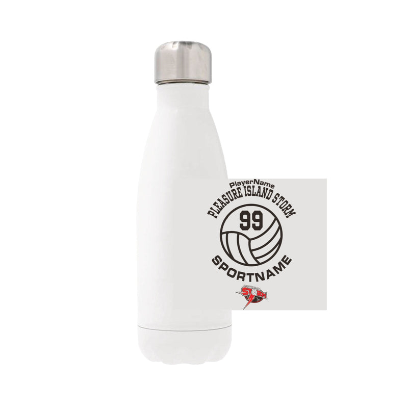 12oz Stainless Steel Water Bottle - White