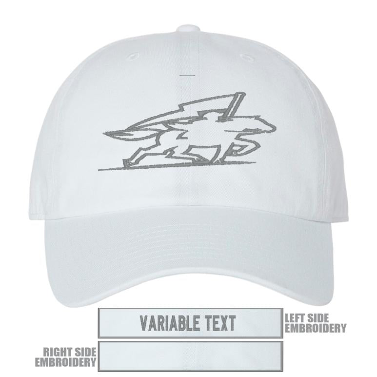 47 Brand Clean Up Cap - White - Hat Embroidery