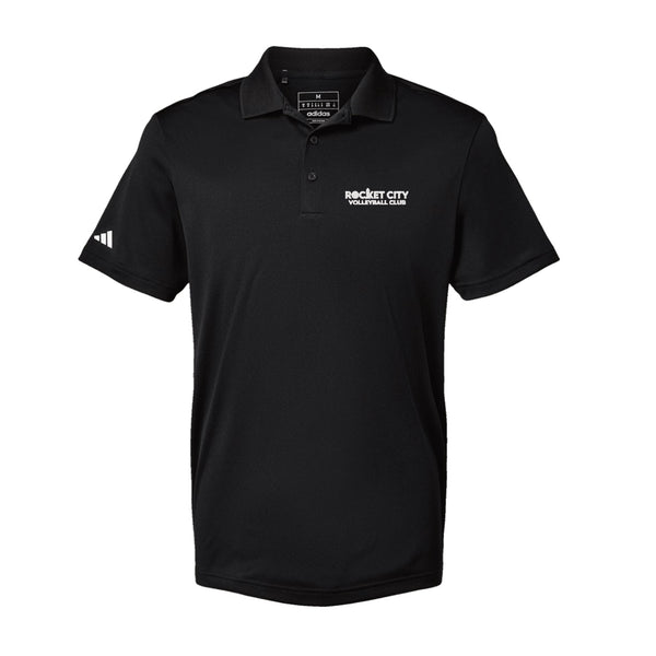Adidas Sport Polo Men's - Black - Embroidery Text Drop