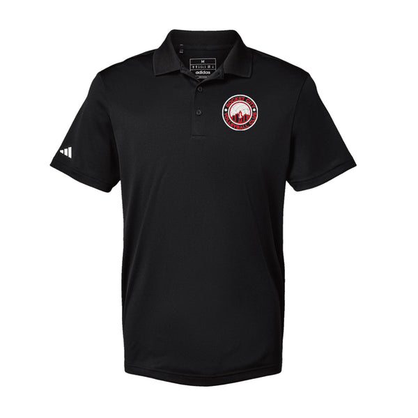 Adidas Sport Polo Men's - Black - Embroidery Text Drop