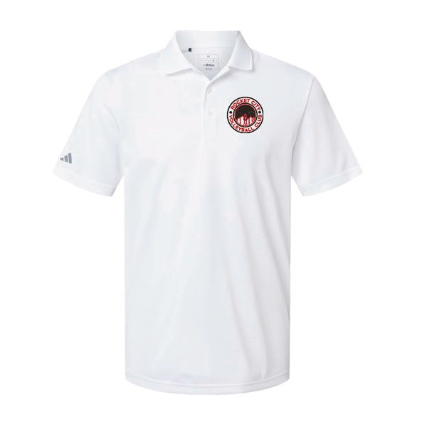 Adidas Sport Polo Men's - White - Embroidery Text Drop