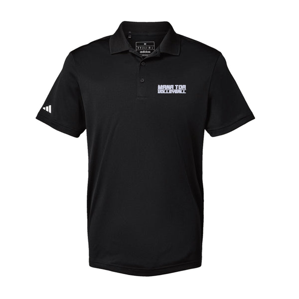 Adidas Sport Polo Men's - Black - Embroidery Text Drop
