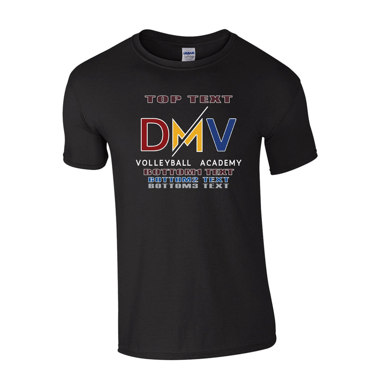 Classic T-Shirt - Black - Logo Text Drop