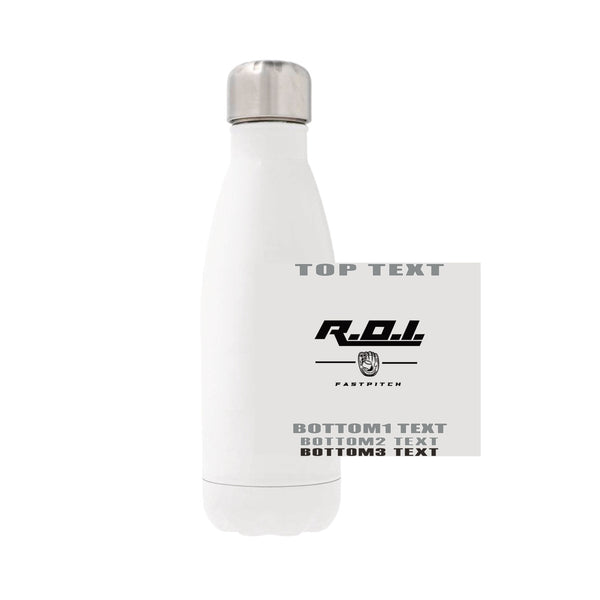 12oz Stainless Steel Water Bottle - White