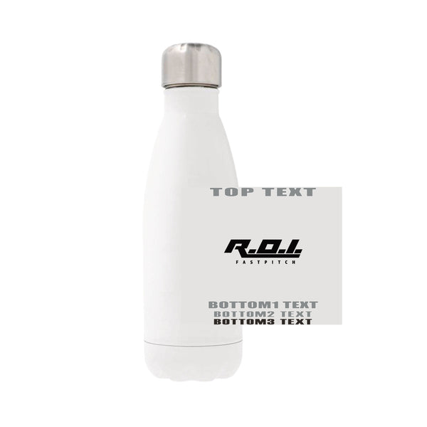 12oz Stainless Steel Water Bottle - White