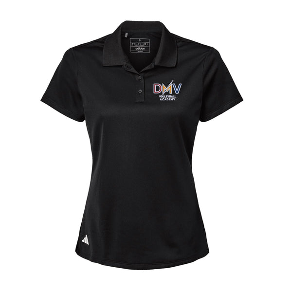 Adidas Sport Polo Women's - Black - Embroidery Text Drop
