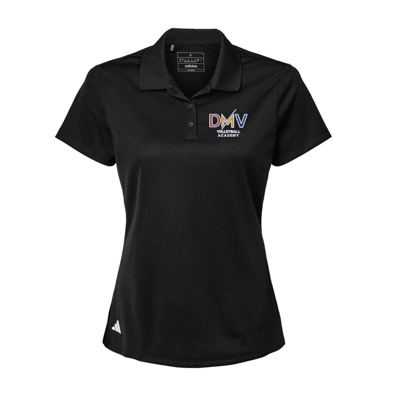 Adidas Sport Polo Women's - Black - Embroidery Text Drop