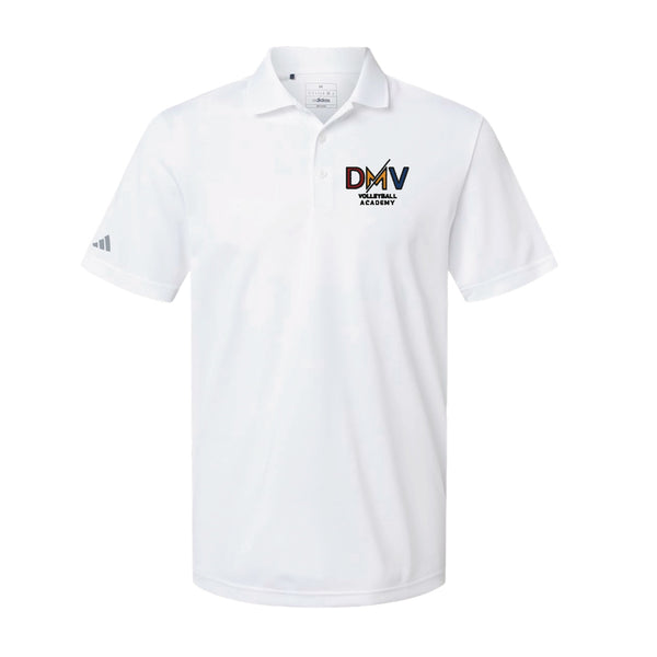 Adidas Sport Polo Men's - White - Embroidery Text Drop