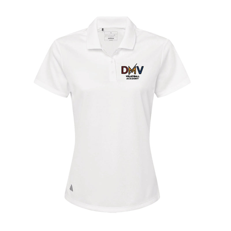 Adidas Sport Polo Women's - White - Embroidery Text Drop