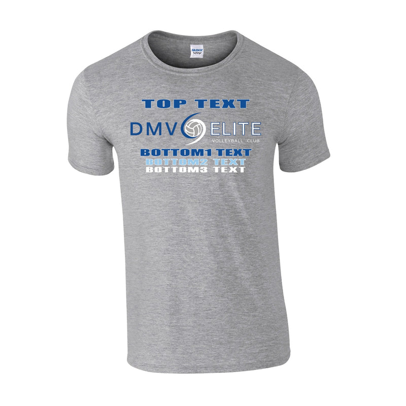Classic T-Shirt - Sport Grey - Logo Text Drop
