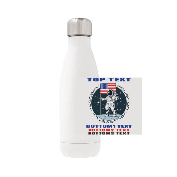 12oz Stainless Steel Water Bottle - White