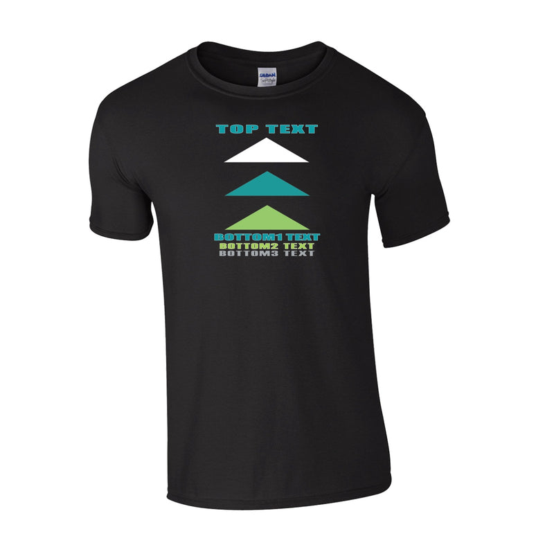 Youth Classic T-Shirt - Black - Logo Text Drop