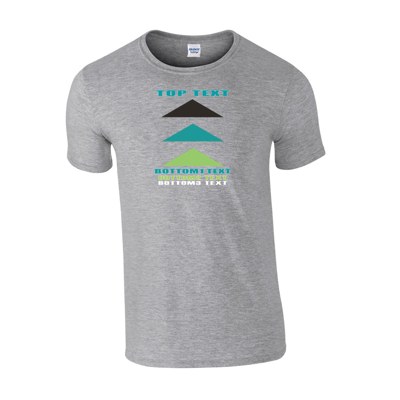 Youth Classic T-Shirt - Sport Grey - Logo Text Drop