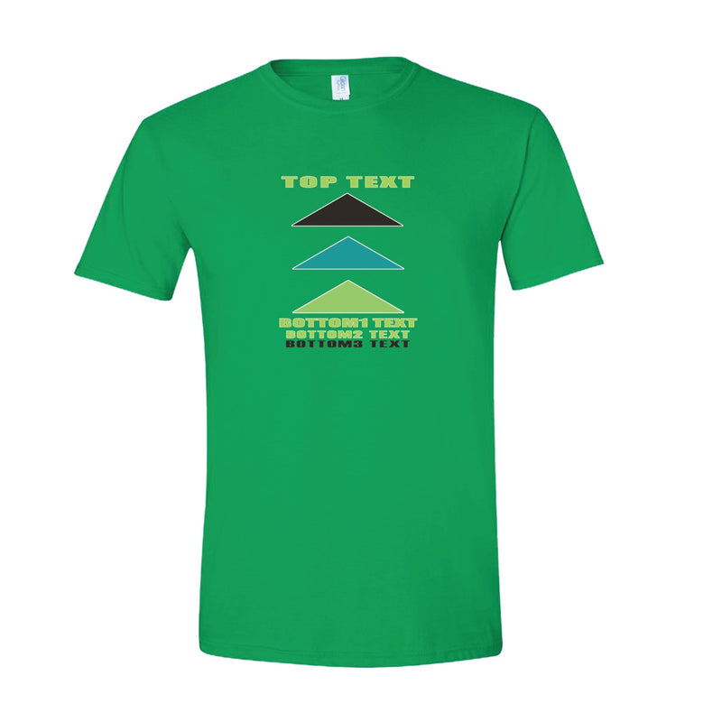 Classic T-Shirt - Irish Green - Logo Text Drop