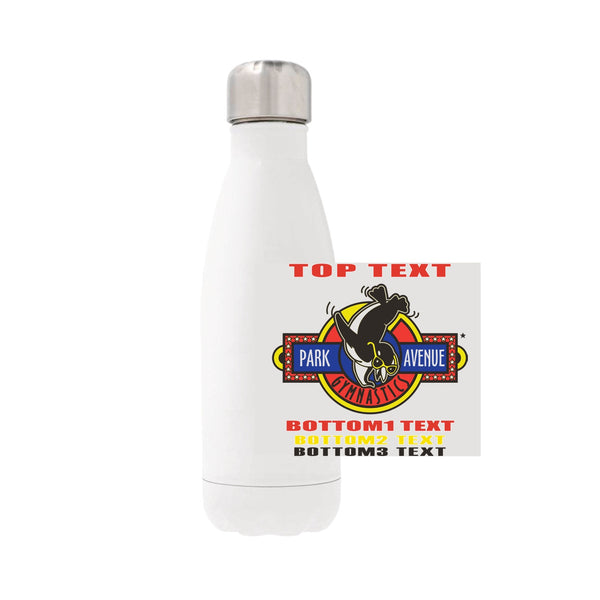 12oz Stainless Steel Water Bottle - White