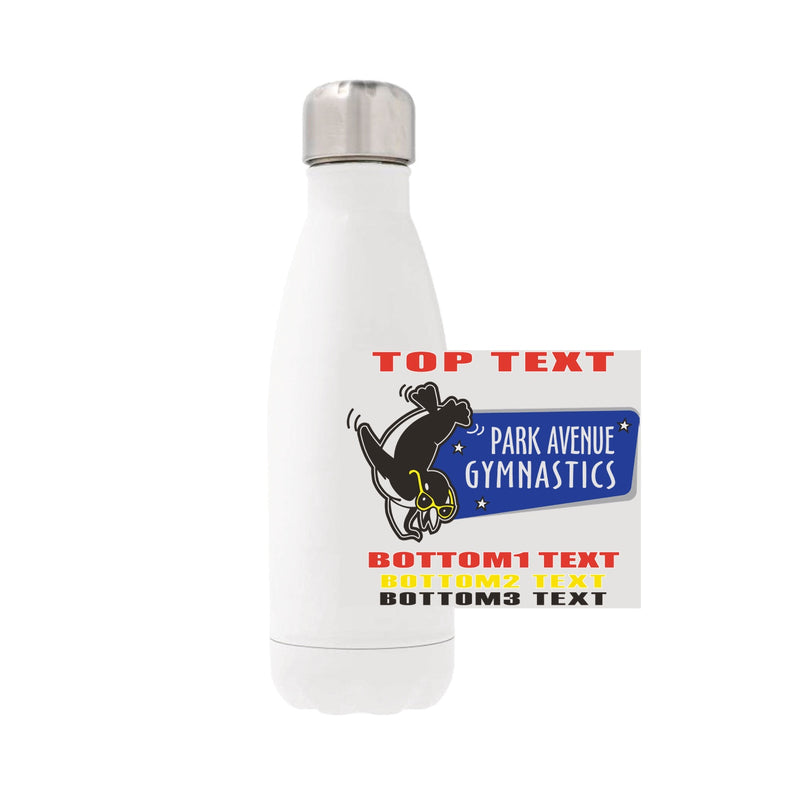 12oz Stainless Steel Water Bottle - White