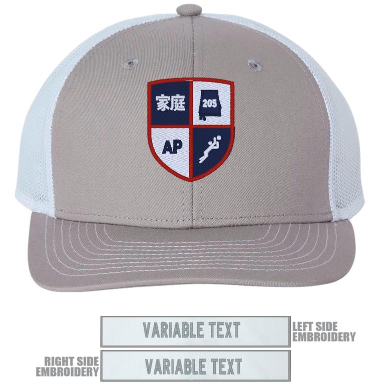 The Game Everyday Trucker Cap - grey/ white