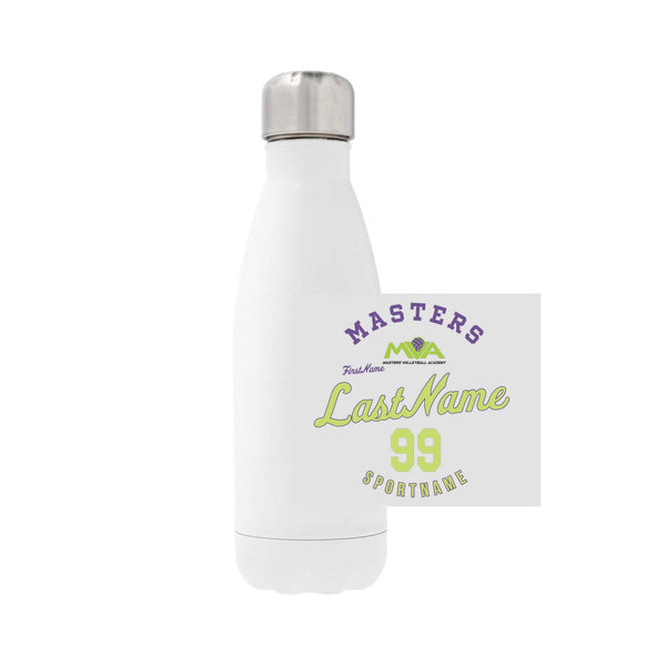 12oz Stainless Steel Water Bottle - white