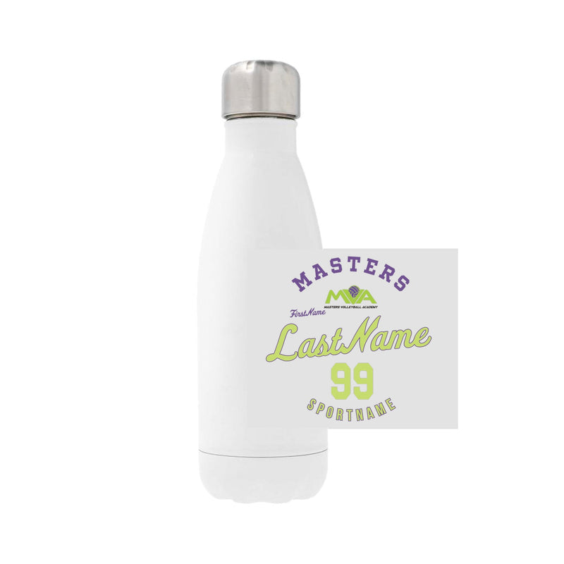 12oz Stainless Steel Water Bottle - white