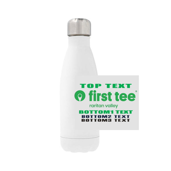 12oz Stainless Steel Water Bottle - white