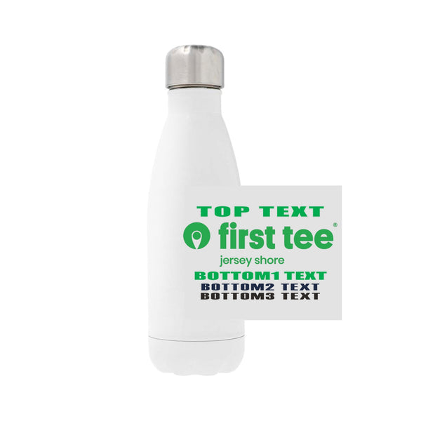12oz Stainless Steel Water Bottle - White