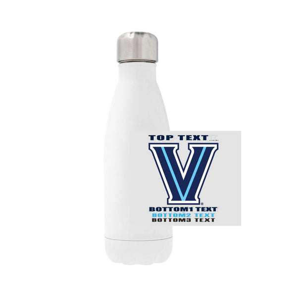 12oz Stainless Steel Water Bottle - White