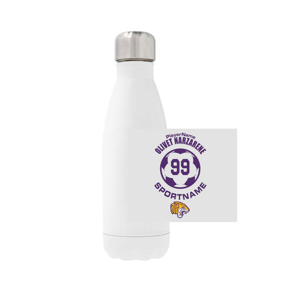 12oz Stainless Steel Water Bottle - White