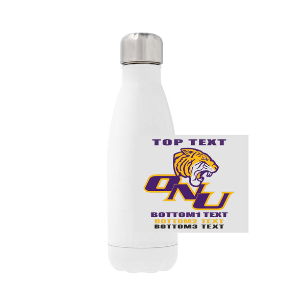 12oz Stainless Steel Water Bottle - White