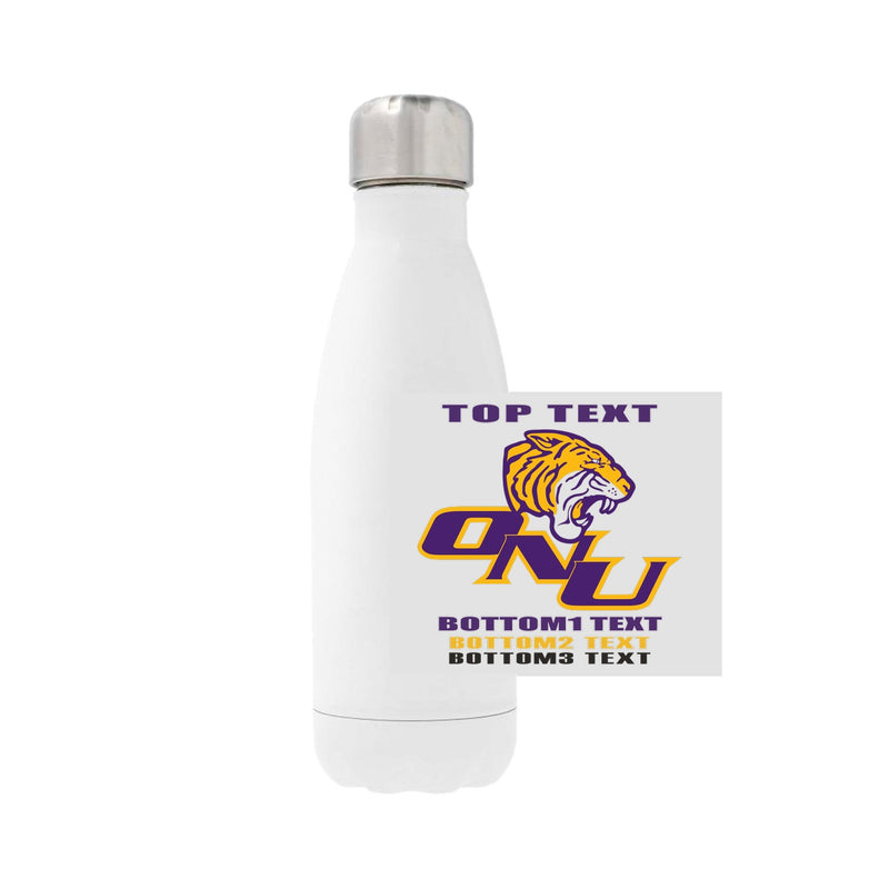 12oz Stainless Steel Water Bottle - White