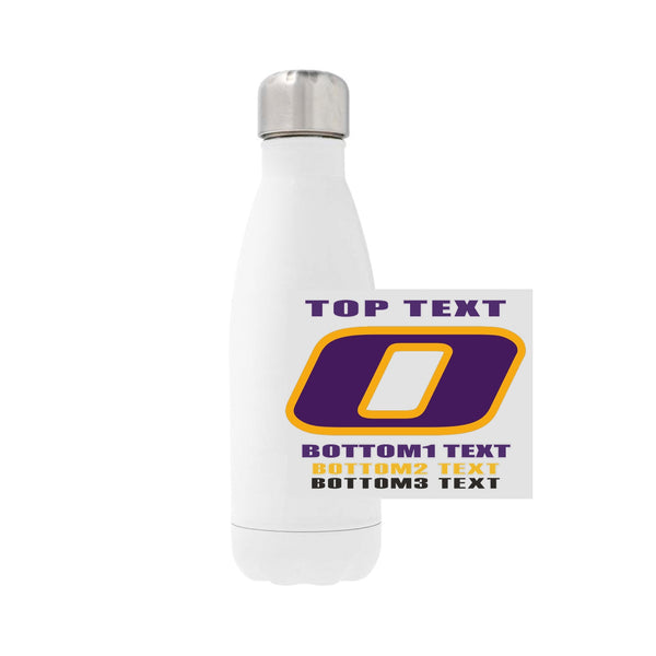 12oz Stainless Steel Water Bottle - White