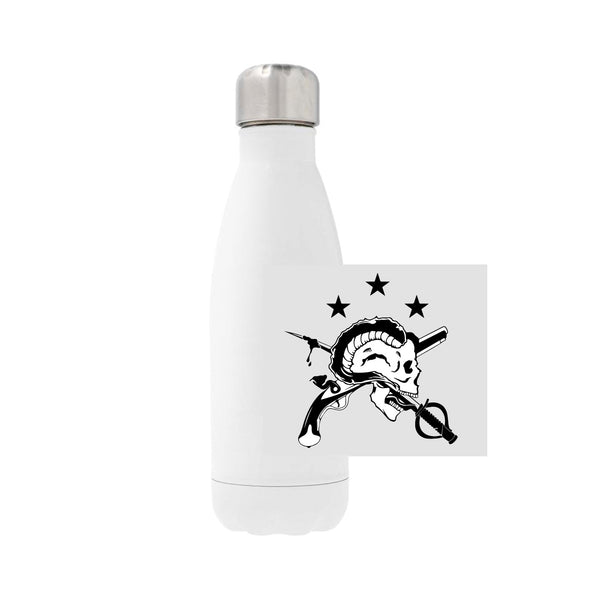12oz Stainless Steel Water Bottle - White