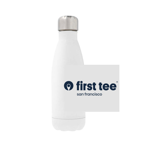 12oz Stainless Steel Water Bottle - White