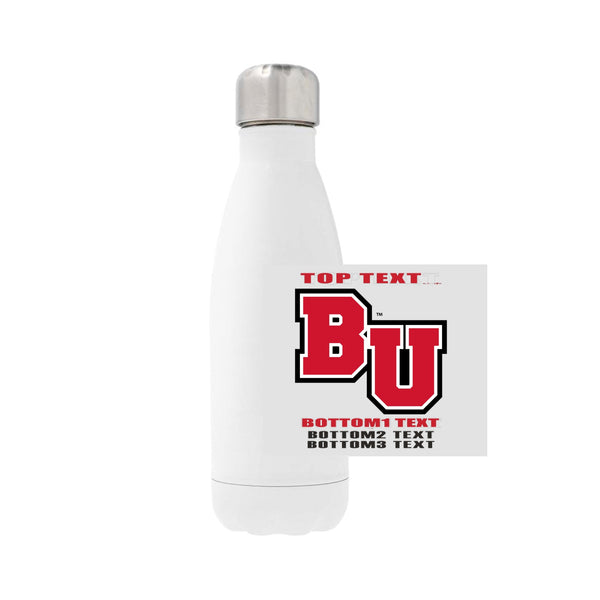 12oz Stainless Steel Water Bottle - White