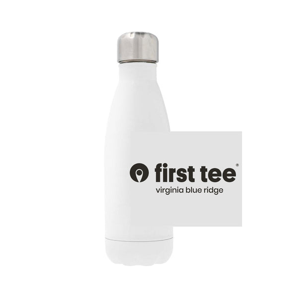 12oz Stainless Steel Water Bottle - white