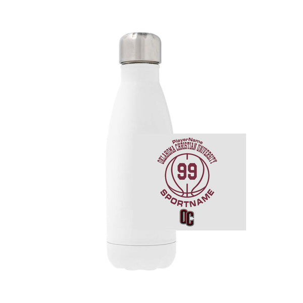 12oz Stainless Steel Water Bottle - White