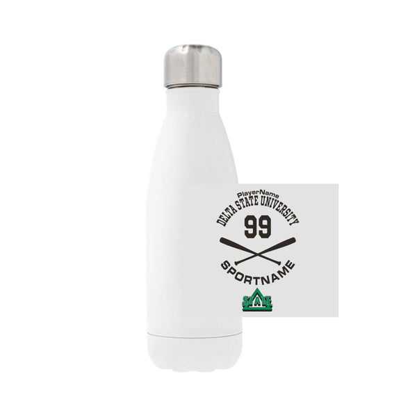 12oz Stainless Steel Water Bottle - white