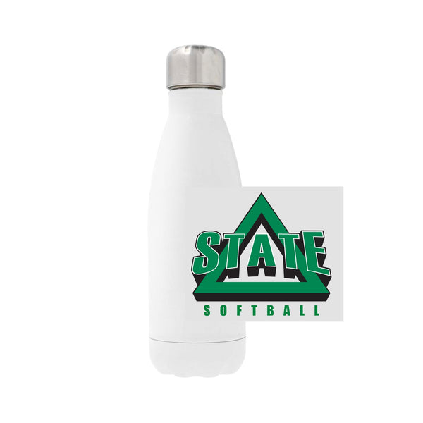 12oz Stainless Steel Water Bottle - White