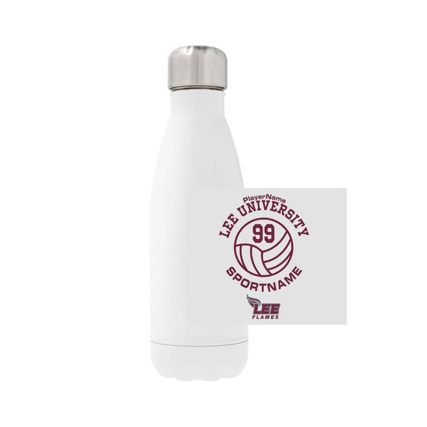 12oz Stainless Steel Water Bottle - white
