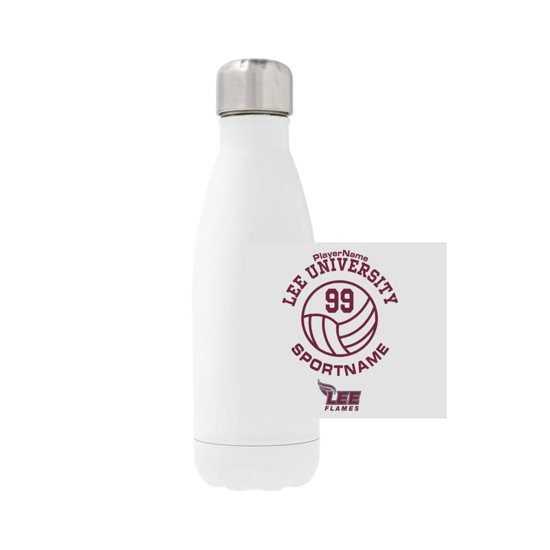 12oz Stainless Steel Water Bottle - white