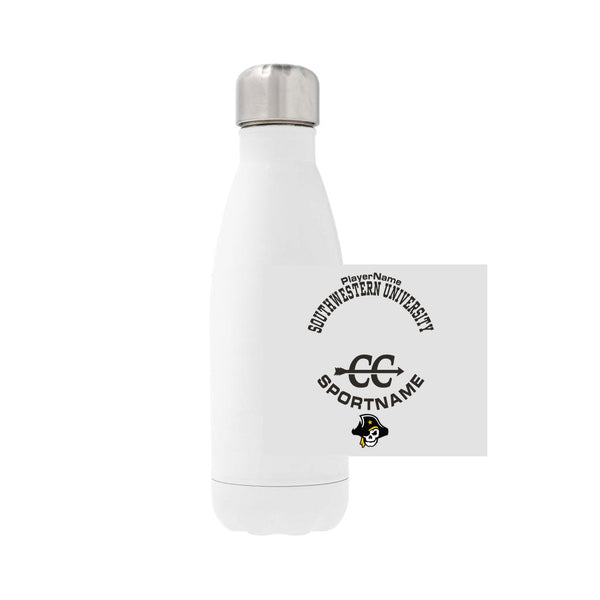 12oz Stainless Steel Water Bottle - white