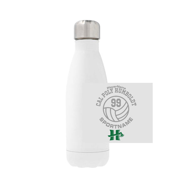 12oz Stainless Steel Water Bottle - White