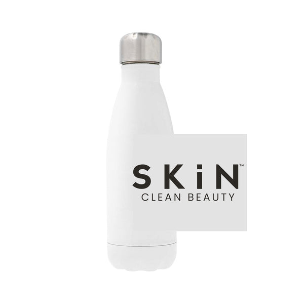 12oz Stainless Steel Water Bottle - white