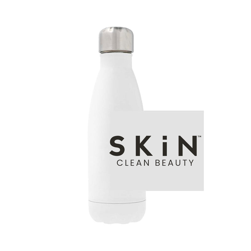 12oz Stainless Steel Water Bottle - white